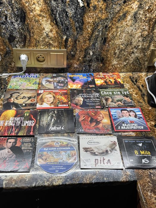 Zestaw DVD i CD filmy muzyka Spider Man 2 8 Mila Fallout 4 Radiohead