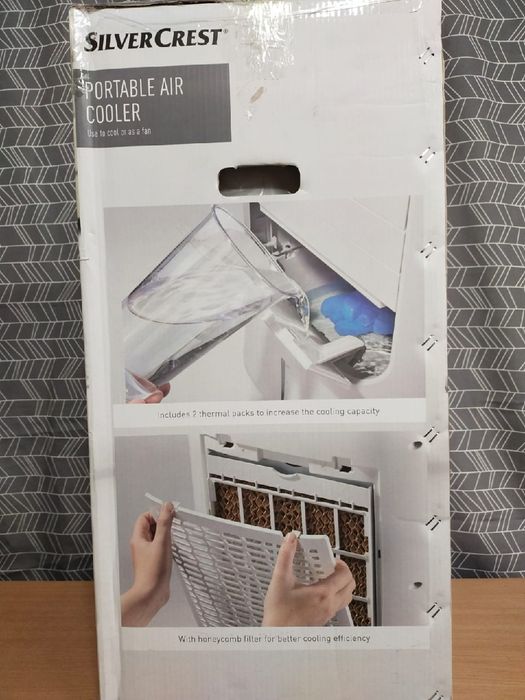 Klimatyzer Przenośny SilverCrest brak wkładów chłodzących