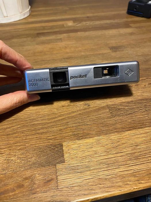 Máquina Fotográfica Agfamatic 2000 Sensor com Capa - Vintage