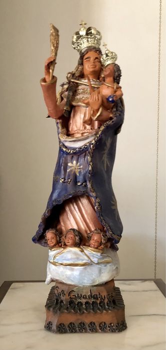 Arte Sacra- Nossa Senhora de Guadalupe 2009 da ceramista Milena Miguel