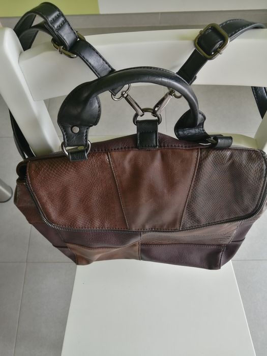 Mochila de senhora Volum, vários tons de castanho