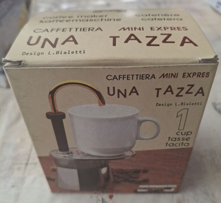 Cafeteira Mini Express 1 taça vintage italiana