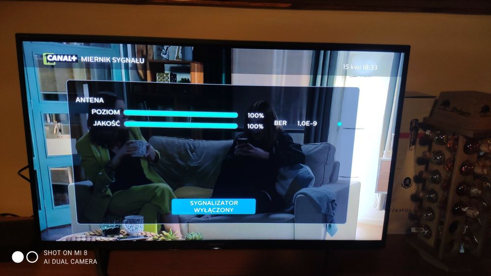 Ustawianie anten TV SAT DVBT montaż MONITORING