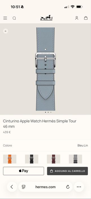 Ремінець до Apple Watch Hermes