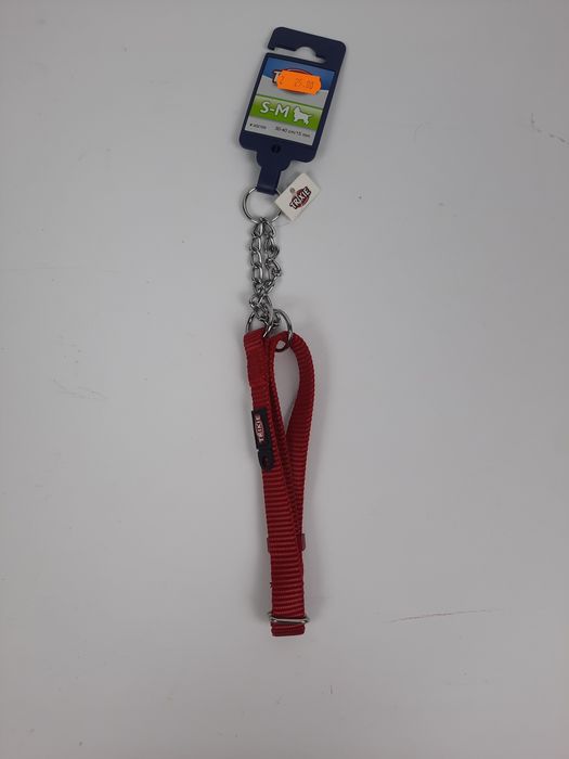 Obroża z łańcuszkiem s-m