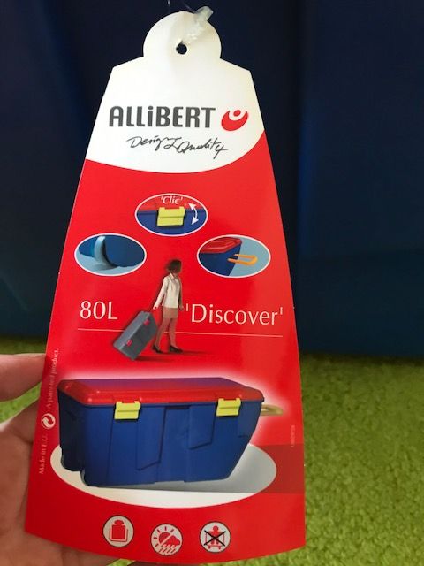 Caixa de arrumação 80L Allibert - CURVER com rodas