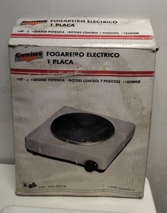 Fogareiro elétrico – 1 placa (Genius)