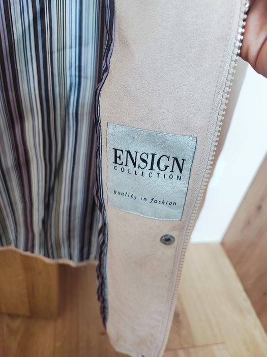 Kurtka damska przejściowa XL jesień zamszowa Basic Plus size