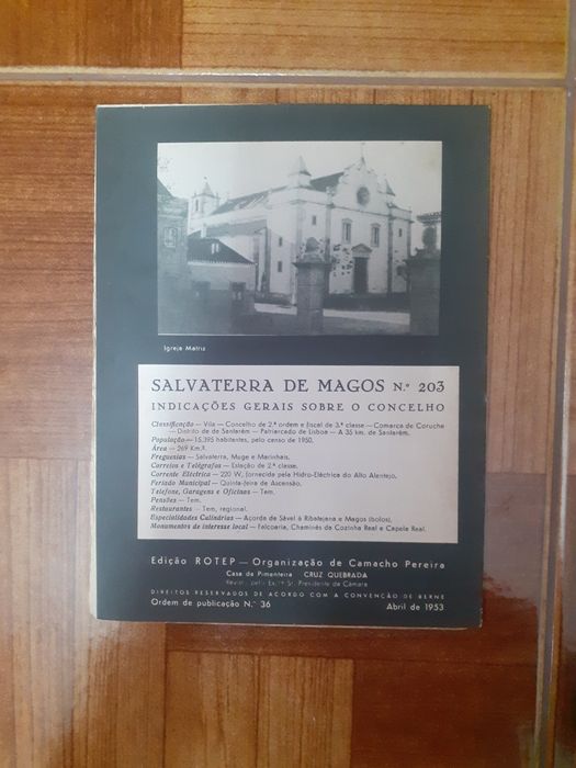 Mapa/roteiro ROTEP, Salvaterra de Magos