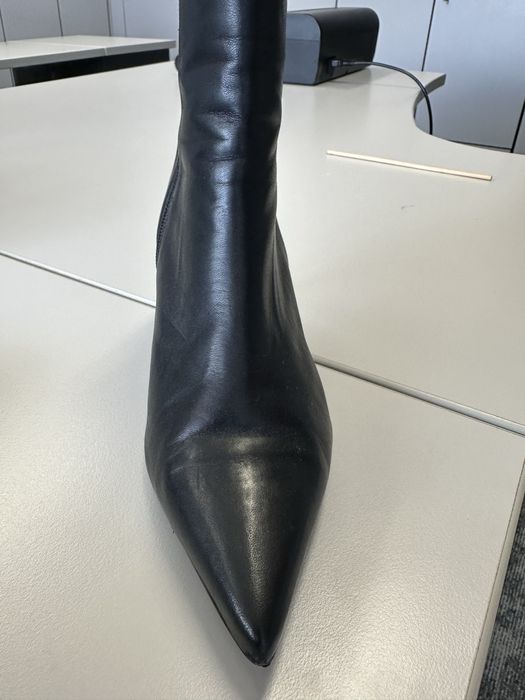 Botins pele preta 39 novos