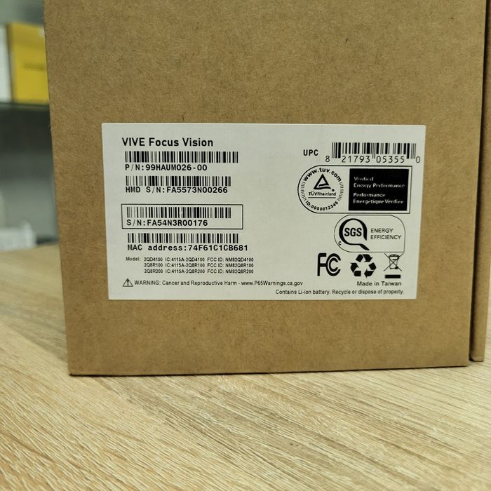 VR окуляри HTC Vive Focus Vision Нові! Магазин! Гарантія!