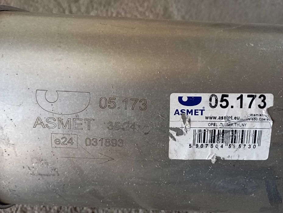 Tlumnik Opel Zafira A komplet