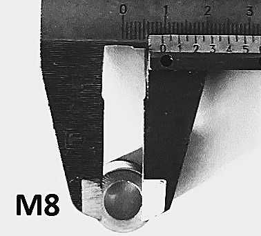 Чашка М5; М6. М8 під гвинт