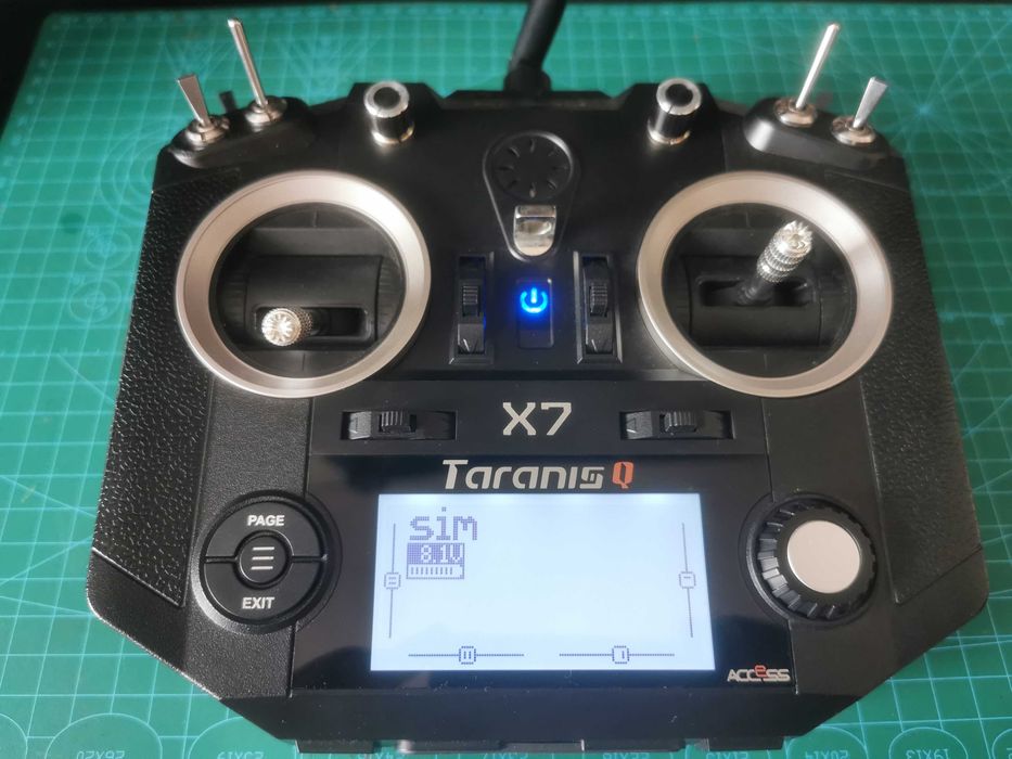 Aparatura Taranis QX7 + 2x RXSR, RX6R
