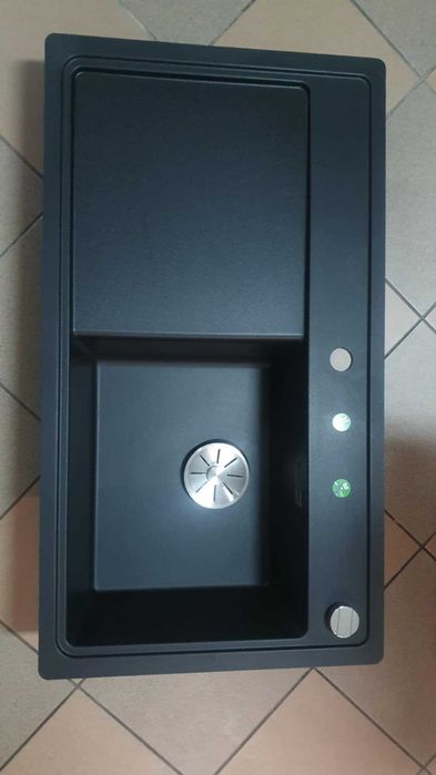 NOWY Zlewozmywak kuchenny BLANCO ZENAR 5 SF czarny (na równi z blatem)