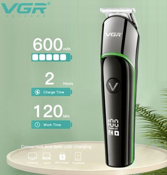 Тример, триммер vgr v 291 за зниженою ціною. Стрижка бороди голови.
