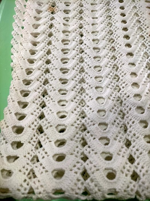 Panos de crochê feitos à mão