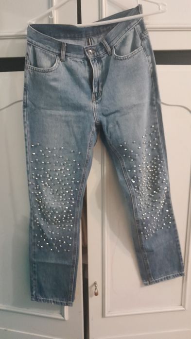 Śliczne spodnie jeansowe calzedonia xs