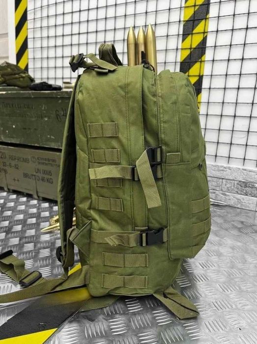 Рюкзак тактичний олива штурмовий з системою молі міцний для туризму