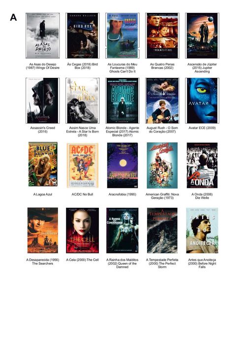 DVDs com filmes e conteúdos diversos – coleção organizada