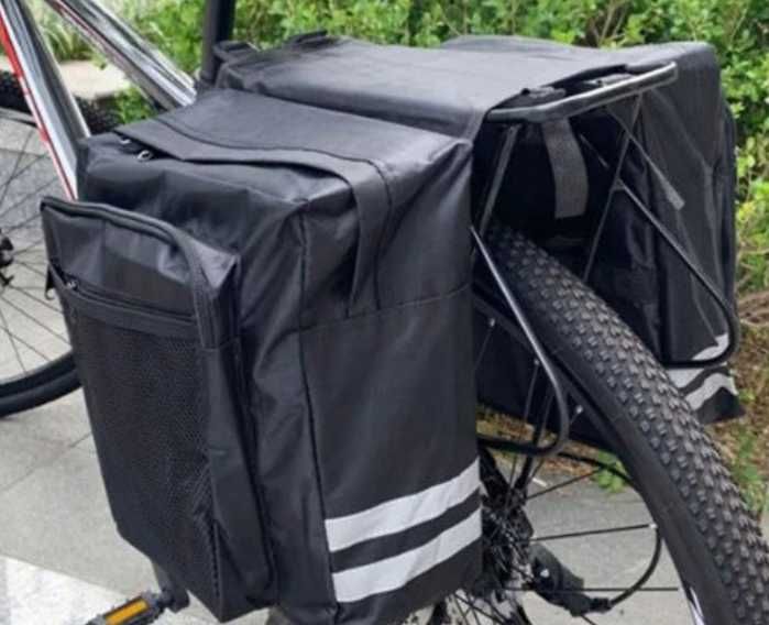 Kufer Torba Sakwa dwustronne rowerowa na bagażnik uniwersalny nowy