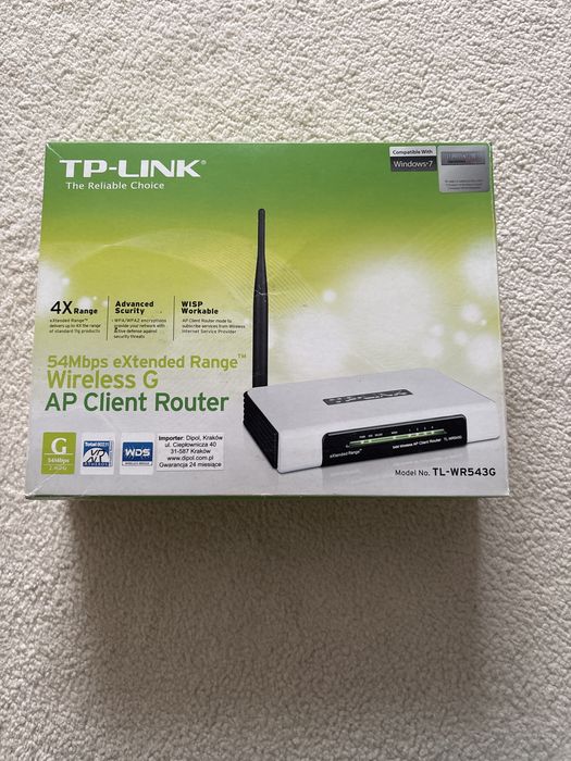 router bezprzewodowy TP-Link TL-WR543G.