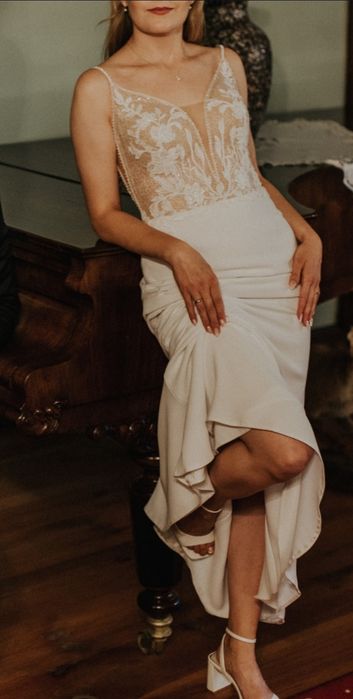 Suknia ślubna 36 minimalistyczna