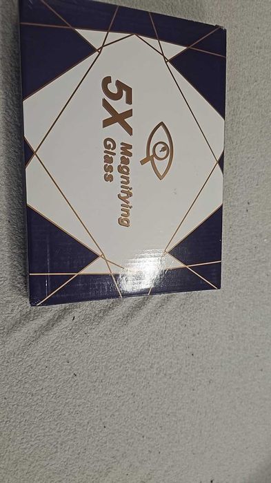 Szkło powiększające 5X z podświetleniem LED do czytania  – nowe