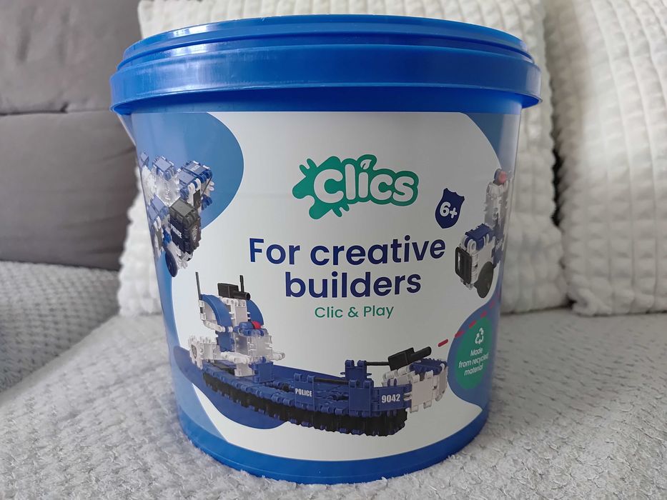 Klocki CLICS zestaw policyjny