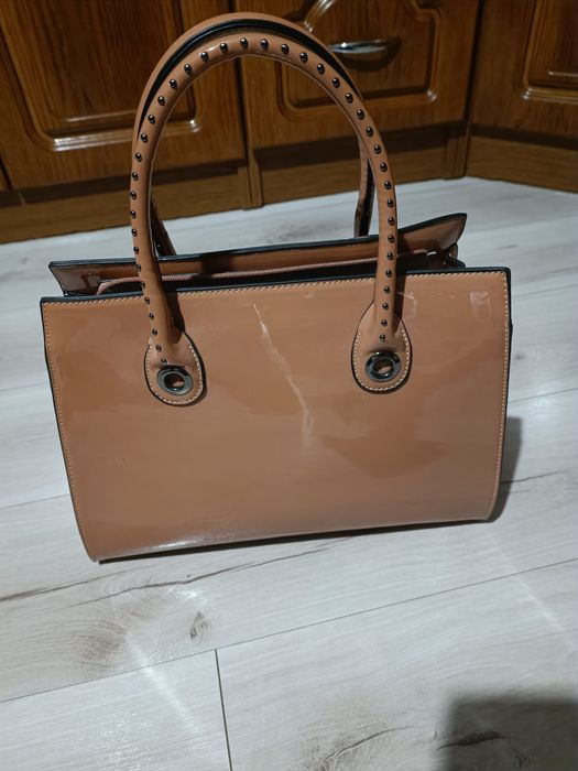 Torebka camel z frenzlem