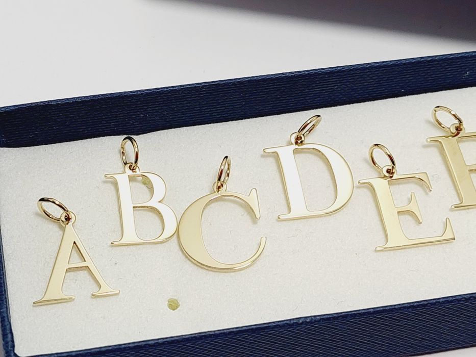 Literka złota 585 ABC ...