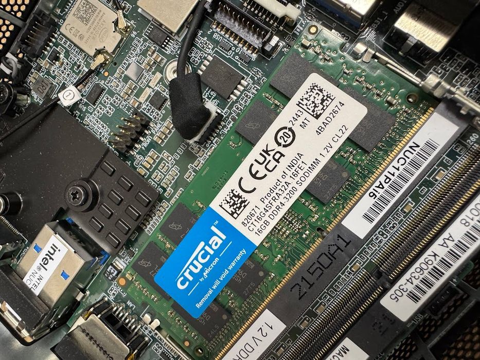 Оперативна пам'ять Crucial DDR4 SO-DIMM 16GB 3200MHz CL22