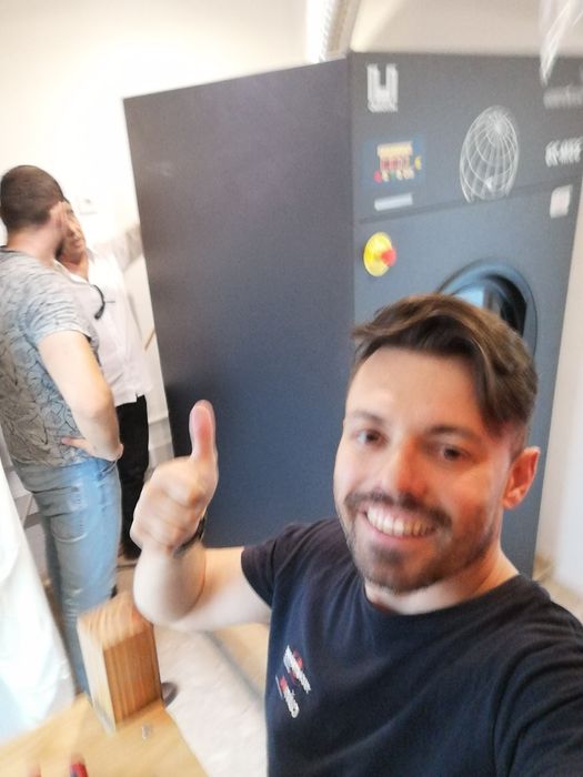 Financiamento de 100% máquina de secar roupa industrial lares