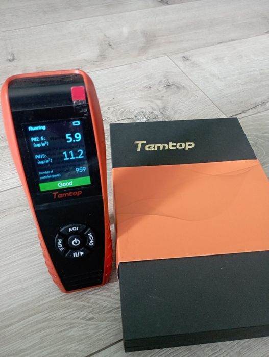 Датчики-вимірювач якості повітря Temtop 9 в 1, TVOC PM2.5 PM10 HCHO, A
