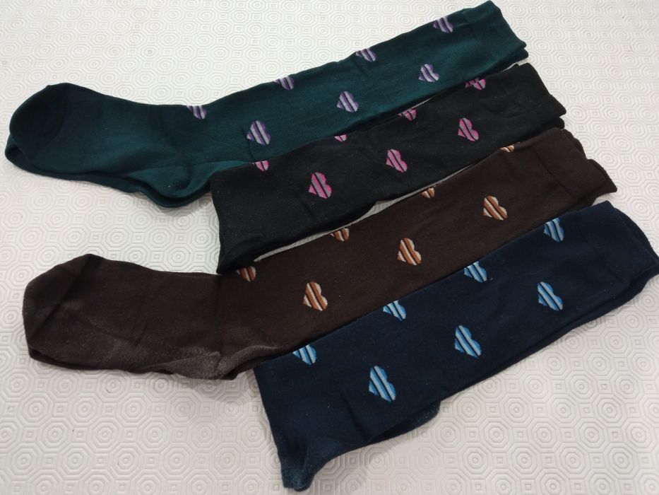 A estrear! - Meiias de inverno, cano alto - padrão texturado