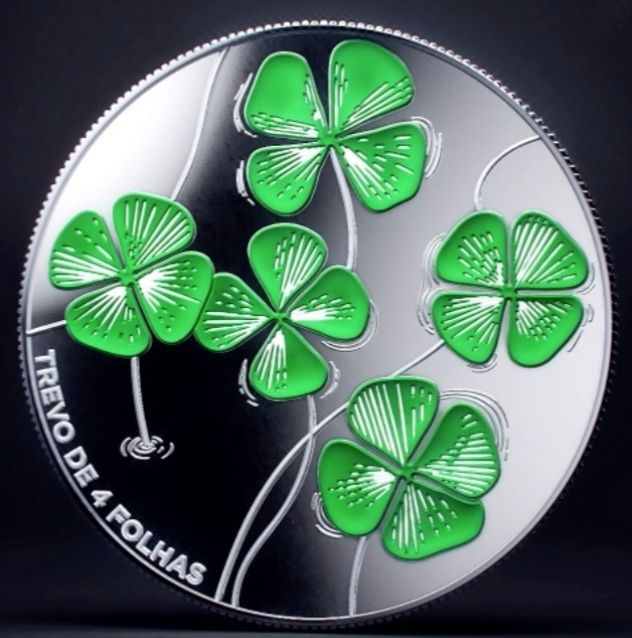 5€ Proof , Trevo de quatro folhas, 2018