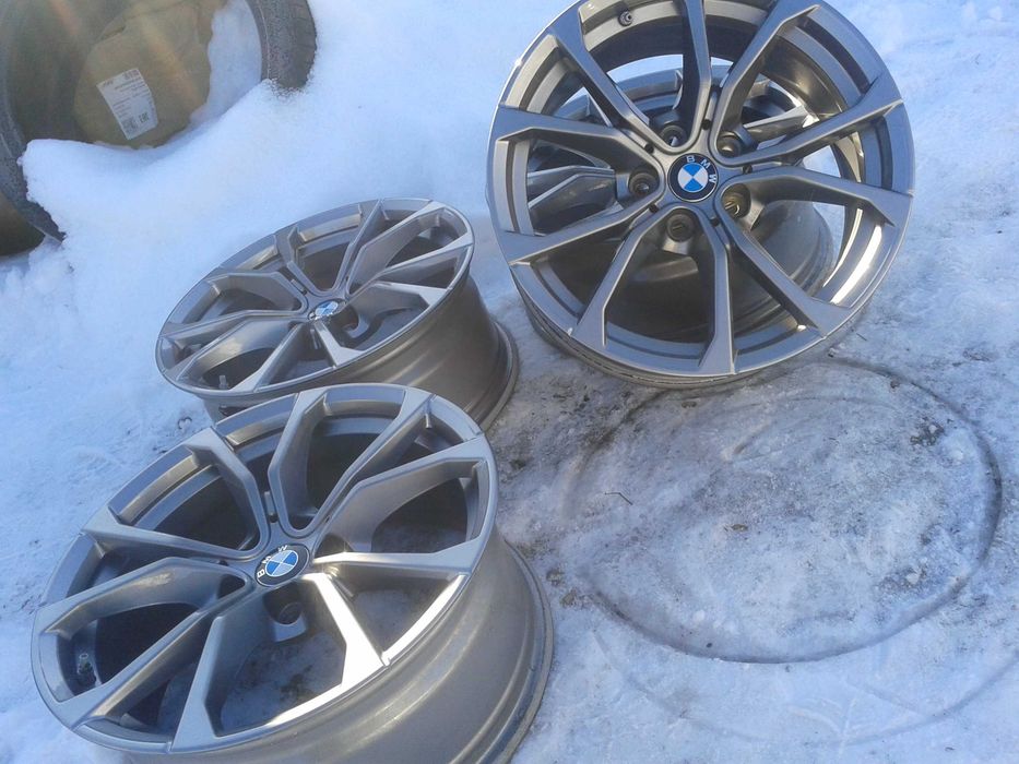 Oryginalne r17 felgi szare mielec jak nowe bmw g20 g21 g30 g31 f40 7,5 ...
