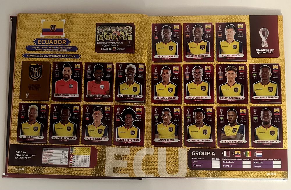 Caderneta Panini FIFA world CUP Qatar 2022 ORYX