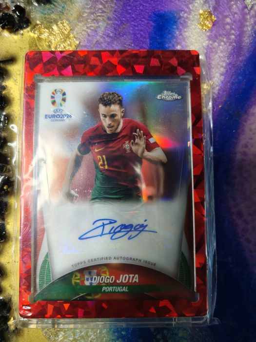 Karta Diogo Jota Auto ! Topps Chrome