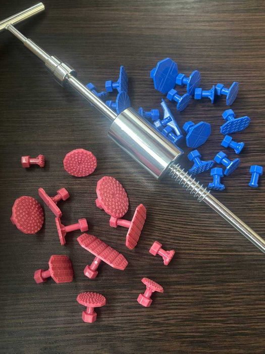 Набір обратной молоток для видалення вмятин+грибки 30шт,пдр інструмент