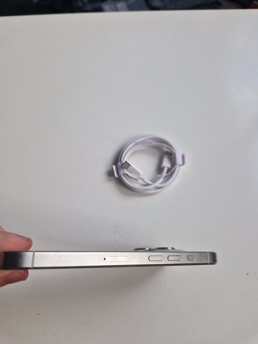 Iphone 15 Pro 100% Kondycji Baterii White Titanium Warszawa