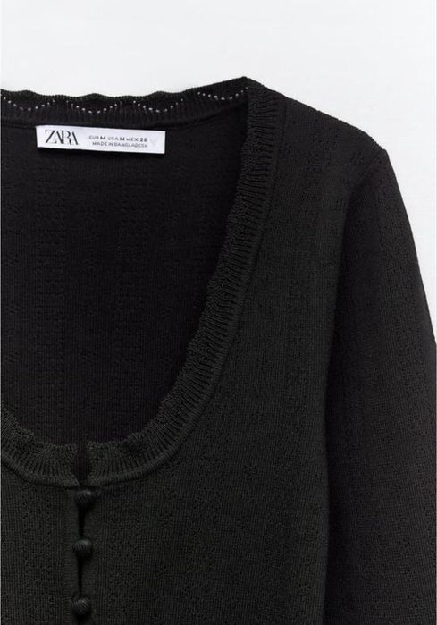 Чорна кофта zara