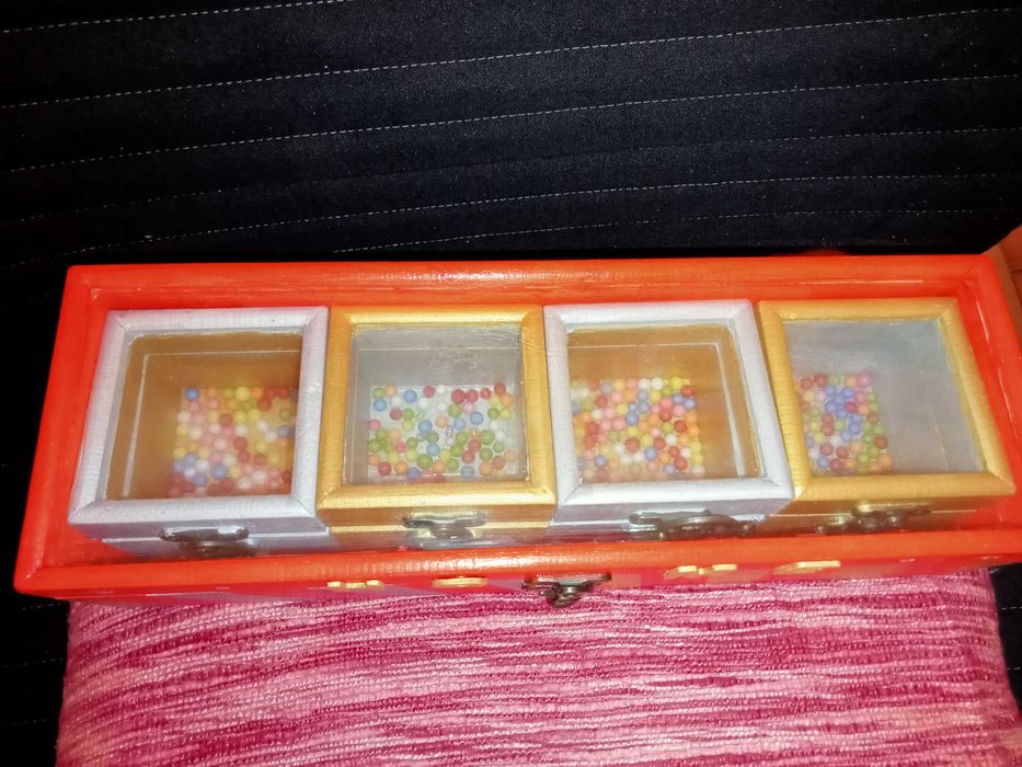 Caixas de madeira multifuncional ,pintura e decoração ,manual ,Novo