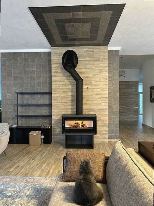 Камін для опалення будинку + монтаж камінів ‼️камін кутовий