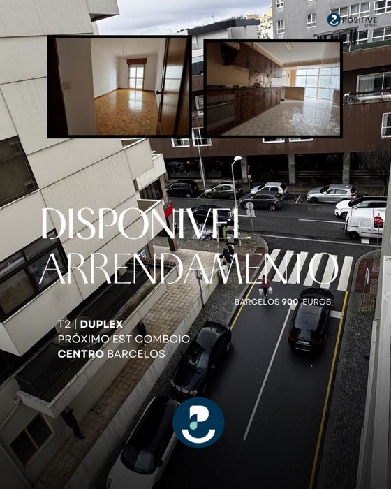 T2 Duplex Disponivel Centro Barcelos