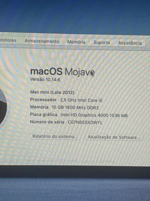 Apple Mac Mini i5 2.5GHz 10GB SSD 740GB