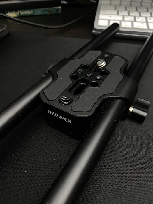 Placa Base Neewer + SMALLRIG 15 mm Rod 2 peças 30 cm