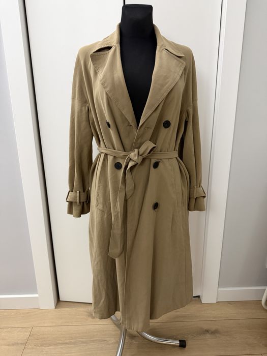 długi trencz damski zara