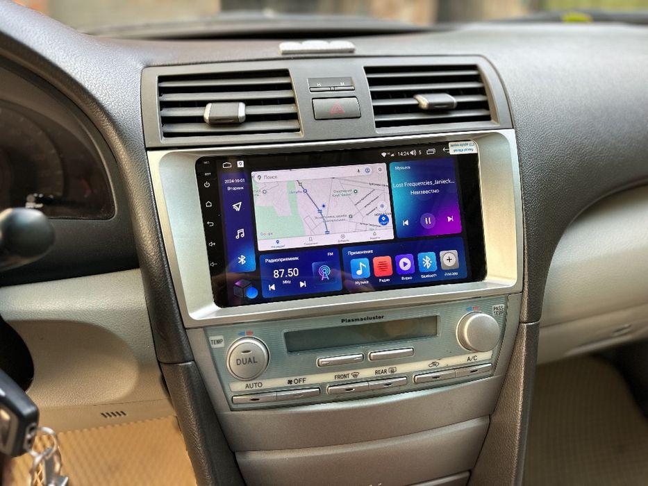 Магнитола андроид для Toyota Camry 40, 9 дюймів, CarPlay