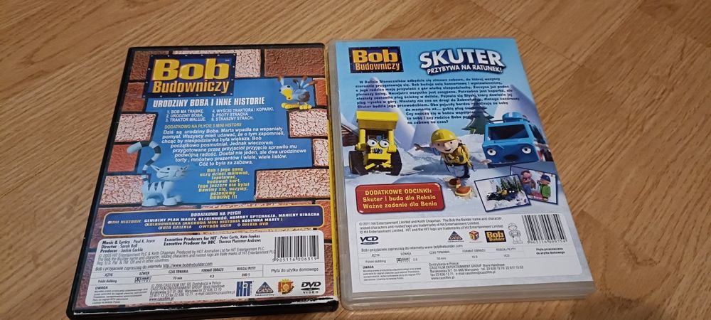 Bajki Bob Budowniczy 2 sztuki